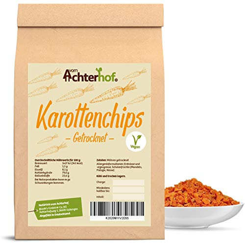 Karotten Chips (3kg) Möhren getrocknet in gewohnter vom-Achterhof Qualität