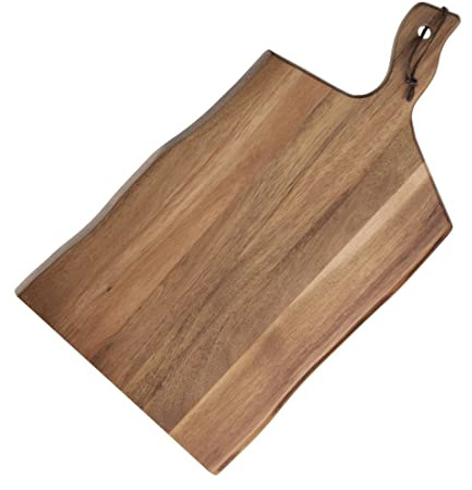 Olympia acaciahouten plank golvende rand 35,5x25cm