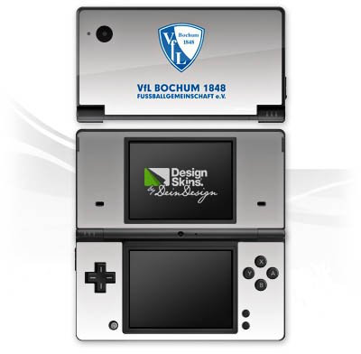 DeinDesign Skin kompatibel mit Nintendo DSi Folie Sticker VFL Bochum Wappen Offizielles Lizenzprodukt