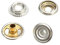 EsportsMJJ 25Sets Edelstahl Verschlussdruck Bolzen Knopf Marine Set 100Pcs