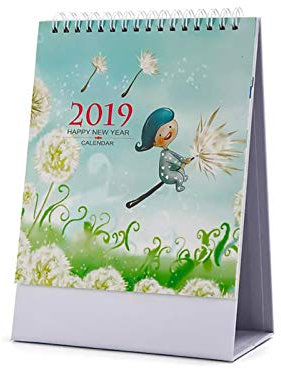 Tischkalender Mini Memo-Kalender mit Monatsansicht, Wochenplaner, Tages- und Wochenplaner, Januar 2020 bis 2021