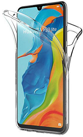 AICEK Funda Huawei P30 Lite, Transparente Silicona 360°Full Body Fundas para Huawei P30 Lite Carcasa Silicona Funda Case (6,15 Pulgadas)