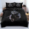 BAIXUEGONGZHU Bettwäsche 135x200 cm Schwarzer Panther Tier1 Bettbezug mit ReißVerschluss und 2 Kissenbezüge 80x80 cm, Leichte Mikrofaser, für Kind Jugendliche