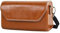 MUZIRI KINOKOO PU Leder Tasche für Fuji X100VI/X100V/Canon G5X G1X G1X2 G1X3/Pana. LX100 LX100M2 GF1 GF2 GF3/ Sony RX1 RX1R RX1R2/ Olympus Pen-F EP7 EPL1-EPL10 Kamera- mit Schultergurt - Braun