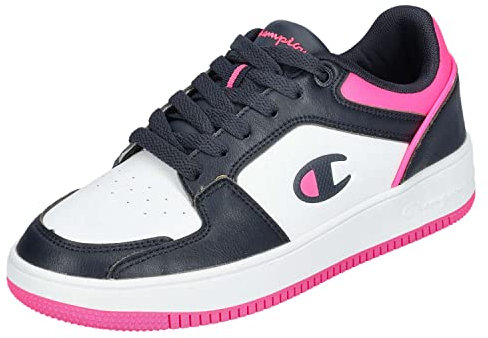 Champion RD18 2.0 Low W Sneakers Donna Scarpe, Bianco/Fucsia (WW017), 38 EU