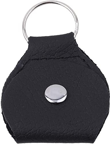 Tragbare Gitarren-Pick-Tasche Schlüsselanhänger Plektrum-Halter-Fall für Gitarrenliebhaber Praktisches Design und langlebig