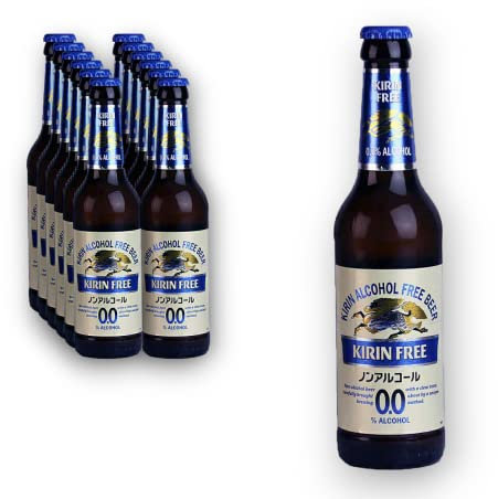 12 x Kirin Ichiban 0,0% - Kirin alcohol free beer- Kirin free 0,33l