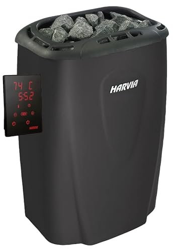 Harvia Moderna XE Poêle de Sauna avec Panneau de Commande séparé Xenio 230V/400V (8kW)