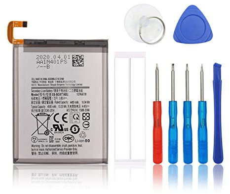 SwarKing Batteria di ricambio compatibile con Samsung Galaxy S10 5G SM-G977U, SM-G977N, SM-G977B, SM-G9770 EB-BG977ABU con toolkit
