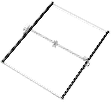 Verlängerung Erweiterungskit für NEJE MAX4 & 3MAXv2 Laser Graviermaschine, Gravurbereich erweitert von 750mm*460mm auf 750mm*1030mm, Y-Achse Erweiterung Verlängerungswelle des Gravurbereichs