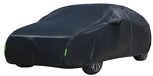 Autoabdeckung Kleinwagen für Mazda MX-5 ND Autoabdeckung Vollgarage Gummizug Wasserdicht und staubdicht(Color:Black)