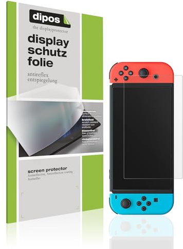 dipos I 2X Pellicola Protettiva antiriflesso Compatibile con Nintendo Switch OLED Pellicola di Protezione