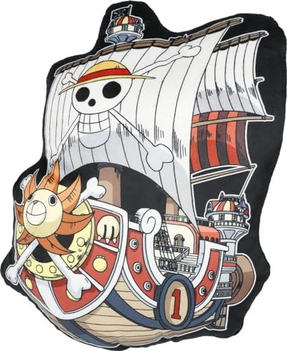 One Piece Sunny Unisex Kissen Multicolor 100% Polyester 40 x 40 cm Anime, Fan-Merch, TV-Serien