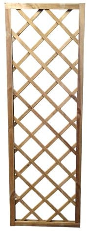 Pannello grigliato per piante rampicanti, 60x180 cm, con listelli di pino impregnato
