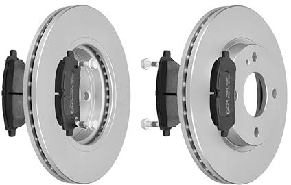 F.BECKER_LINE BREMSSCHEIBEN Ø258MM + BREMSBELÄGE VORNE FÜR FORD FIESTA VI FORD