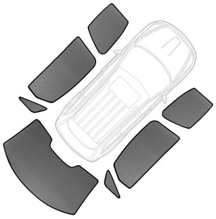 Sonnenschutz Magnetischer Auto-Seitenfenster-Sonnenschutz, Netz-Sonnenschutz Für KIA Für Sorento UM 2015–2020 Sonnenblende Schatten (Color : 7pcs)