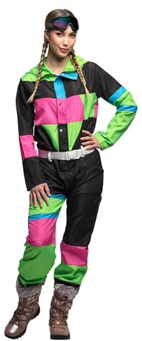 Boland - Ski suit for women, fancy dress costume for theme parties, Halloween or carnival, 80s costume