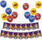 Hot Wheel Cars Birthday Decorations Cars Party Pack,1pcs Happy Birthday Hot Wheel Car Banner and 12pcs 12inch Balloons for Kids Boys HotWheel Car Birthdays Party Supplies