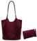 TIAASTAP Handtasche Damen Groß Wildleder Tasche Damen Hobo Bag Shoulder Bag Tote Bag Shopper Tasche Damen Groß Tragetasche Schultertasche Beuteltasche Handbags mit kleine Geldbörse