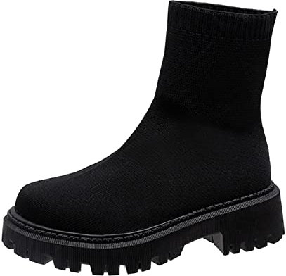 Stivaletti Donna Tacco Alto Plateau Stivaletti Donna Tacco Alto Stivali da Pioggia Donna Stivali Bassi Donna Stivali Gomma Donna Stivali con Zeppa Stivaletti Donna Bassi Stivali Donna Pelle