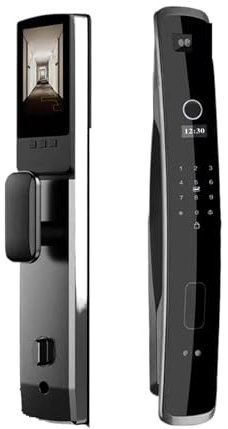 3D Biometric Security Face Camera Smart Door Lock Digital Password Electronic Key IC Card APP Unlock Fingerprint Locks(D6S-GREY-6068S) Learned extensively