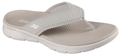 Skechers Damen Go Walk Flex Sandal Holly, Taupe, 40 EU