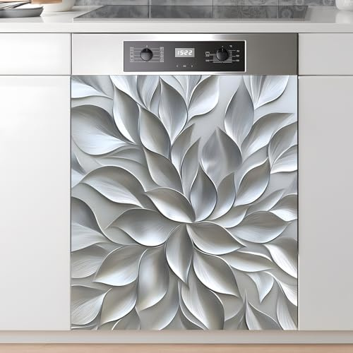 AOHMPT Geschirrspüler-Magnet-Aufkleber, Abdeckung für Kühlschrank, Kühlschranktürabdeckung, Haushaltsgeräte, Dekoration, Aufkleber, 58,4 x 66 cm