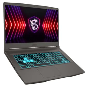 MSI Thin 15 B13U Laptop | 15.6 1920x1080 FHD | Core i5-13420H - 512GB SSD Hard Drive - 16GB RAM - Nvidia GeForce RTX 3050 | 8 cores @ 4.6 GHz - 4GB GDDR6 Win 11 Home Black
