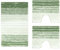 Set Tappeti Bagno Aura Tris 3 Pezzi Doccia Bidet Water Righe Sfumato Morbido Antiscivolo (Verde)