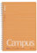 Kokuyo Campus a righe, formato A5, rilegatura a spirale, in plastica, colore: arancione