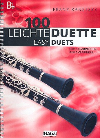 Hage Klarinette, Schwarz, Holz, Professionell, Case, Mouthpiece, A, 100 leichte Duette