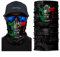 ShopINess Cache-Cou Foulard Multifonctions Tête de Mort et Drapeau pour Adultes (Tête de Mort Drapeau Mexicain)