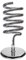 Ejoyous Table Hair Dryer Holder, Spiral Stainless Hair Blow Dryer Holder Countertop Hair Dryer Storage Tool Salon Home Desktop Mount