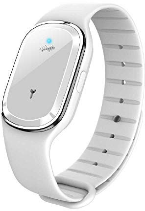 Himmelblau Anti-Moustique éLectronique Enfants Adultes Femmes Enceintes Bracelet Anti-Moustique en Plein Air Anti-Moustique à Ultrasons M1 Blanc Édition Normale