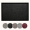 Bear & Panda - Dirt Trapper Door Mat - Indoor/Outdoor non-slip Washable Barrier Door Mat, Heavy Duty Entrance Rug Shoes Scraper, Super Absorbent Front Doormat Carpet (Black, 120 x 180 cm)