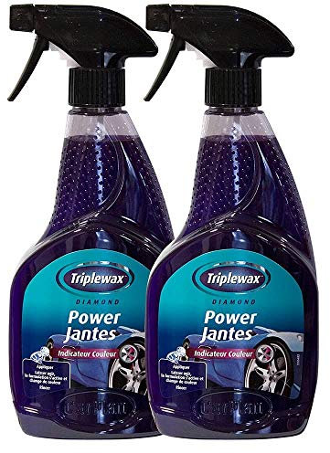 Triplewax Lot de 2 Nettoyants Power Jantes 500ML