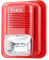 Ton- und Licht-Feueralarm, DC12V / 24V-Blinklicht-Alarm mit DREI verschiedenen Tönen Stroboskop-Sirene-Alarm-Sicherheitssystem für Home-Office-Hotel