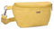 Damen Hip Bag Mademoiselle MH4 Bauchtasche 25 cm 1 Liter aus hochwertigem Kunstleder, Crossbody Bag wasserabweisend, 3-in-1 Bequeme Brusttasche, Gürteltasche & Hüfttasche (Lemon)