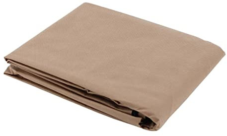 Rekord Vlieshaube für Pflanzen (1,8x1,2 m) mit Kordelzug & Reißverschluss -Braun, Kälteschutz, Pflanzenschutz, Kübelschutz, Topfschutz, Frostschutzvlies, Stammschutz, Kronenschutz, Winterschutzvlies