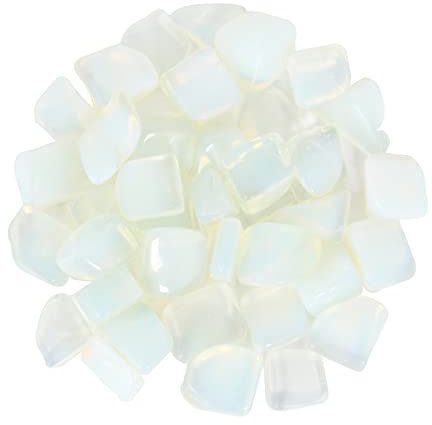 200 g Opal Trommelsteine, Opal Stein Handschmeichler, Nature Edelsteine, Seifenstein, Glatter Heilkristall, Sorgenstein