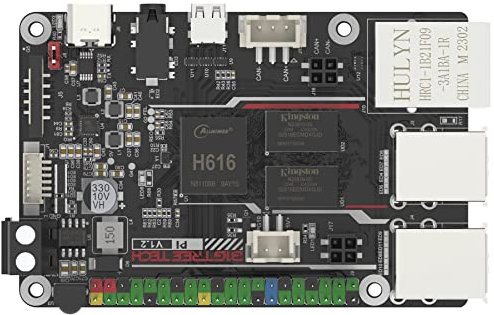 BIGTREETECH Pi V1.2 Scheda madre Quad-Core WiFi 1GB RAM, Supporto SKR Mini E3 V3.0 SKR 3 EZ SKR Pico Octopus Silent Board to Run Klipper VS Raspberry-Pi 4/3B per i3/CoreXY 3D Printing Users