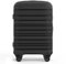 GENTOR Handgepäck Koffer M 54x37x20cm – Leichter Reisekoffer mit Rollen & TSA-Schloss – Trolley in Carbonoptik – Hartschalenkoffer 39L – Kabinengepäck für Flugzeug & Travel (Schwarz)