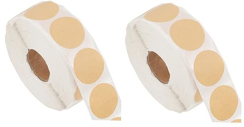 CLISPEED 2 Rollen Shooting-Patch-Aufkleber Zielpapier Zielaufkleber Schießen Tontauben Ziele Zielaufkleber Reparieren Kreisförmiger Zielaufkleber Professioneller Zielaufkleber Paste