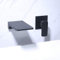 Robinet de lavabo cascade mural - Robinet de lavabo de toilette à une main - Robinet noir mat de qualité supérieure au design moderne Beelee