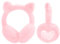 Ohrenschützer Kinder Winter Ohrenwärmer Damen Ohrschützer Mädchen Plüsch Warm Ohrenschutz Kind Warme Ohrschutz Weiche Flauschige Outdoor Ohrwärmer Kälteschutz Winddicht Winterzubehör Frauen Rose