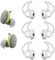 TSZYYM for Bose Earbuds Replacement Tips (L 3 Pairs Silver) Washable and Reusable Silicone for Bose Earbud Tips QuietComfort Noise Cancelling for Bose Ear Buds Replacements for Bose Sport Tips