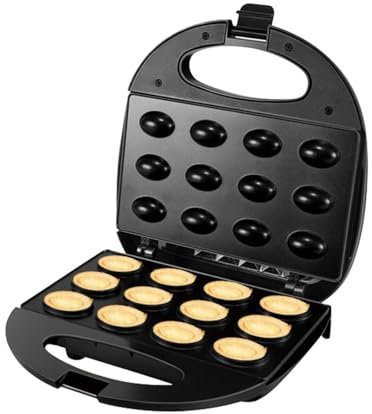 Elektrische Walnuss-Kuchenmaschine, automatische Nuss-Waffel-Brotmaschine - Elektrischer Kuchenbackautomat - Antihaftbeschichtetes Küchen-Frühstücksgerät für Waffeln, Snacks, Brot, Kuchen