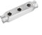 Eawfgtuw Collettore di distribuzione per tubi in acciaio inox G1/2, accessorio collettore per riscaldamento a pavimento, collettore di distribuzione a pavimento (2 vie)