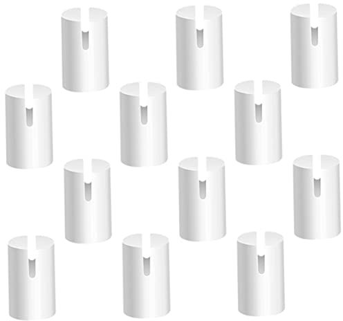 Toyvian 12pcs Banjo String Nuts Cattle Bone Material Banjo Instrument Accessories for Professional Players