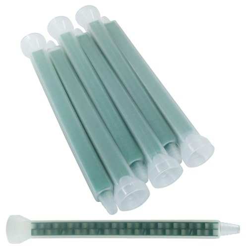 Murtenze 10 Stück 16,3 cm Epoxid-Mischdüse, statische Mischdüse, Klebepatronen, Spitze, Mischdüsen für Klebekartuschen, (Verhältnis 1:1/1:2), 24 Elemente
